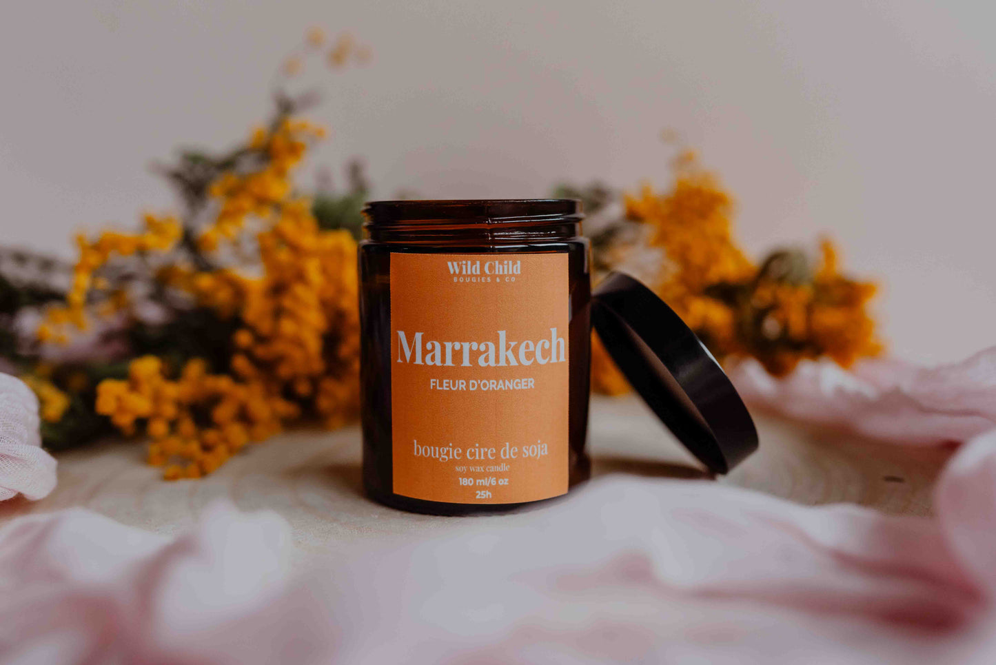 "Marrakech" Bougie naturelle parfumée - 25h