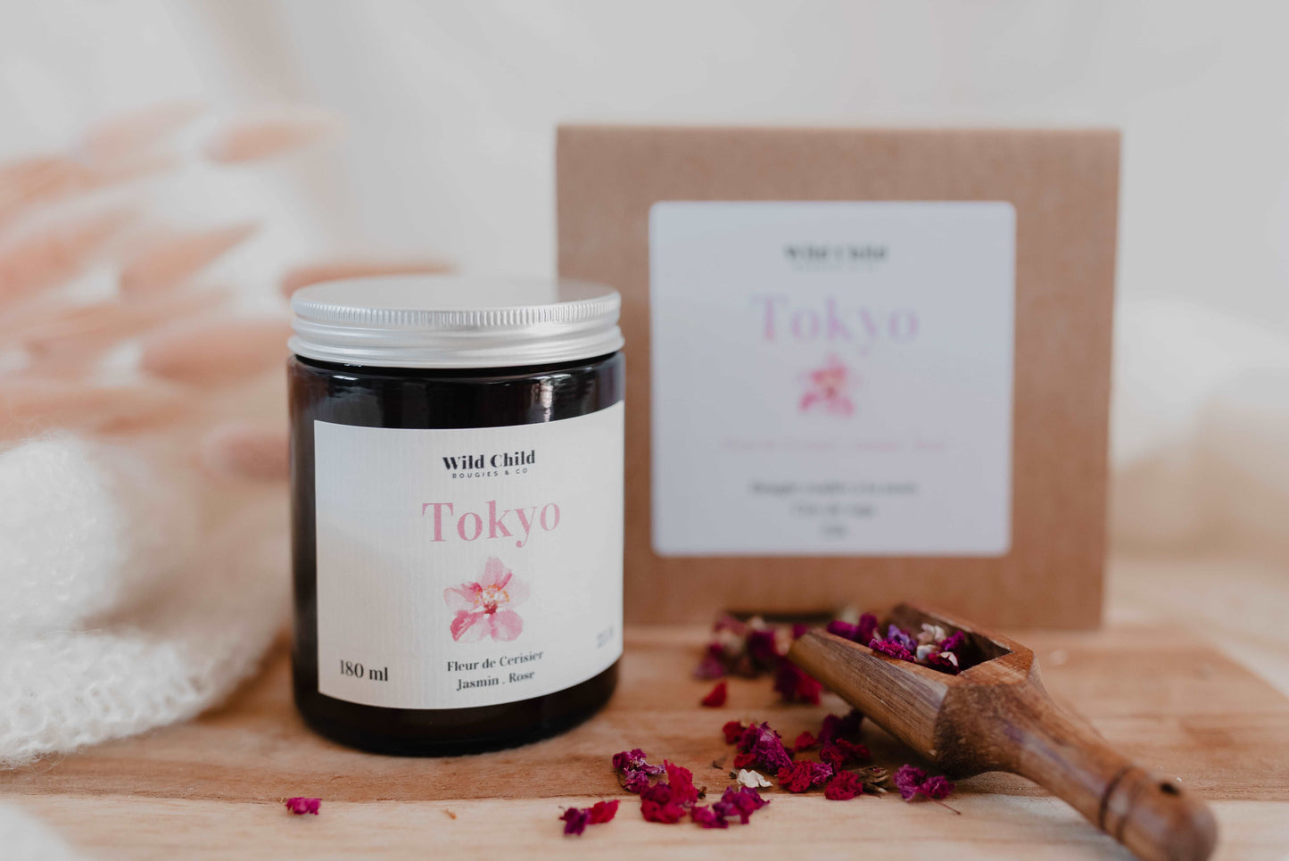 Tokyo - Bougie cire de soja et parfum sans CMR