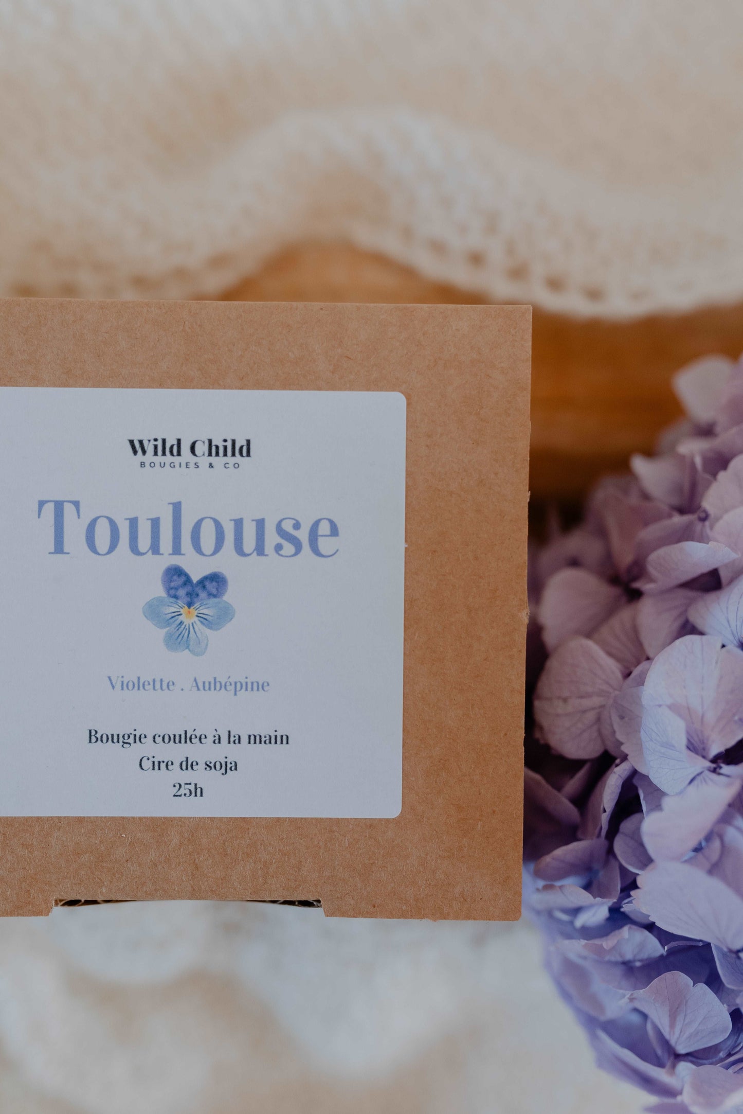 Toulouse - Bougie cire de soja et parfum sans CMR