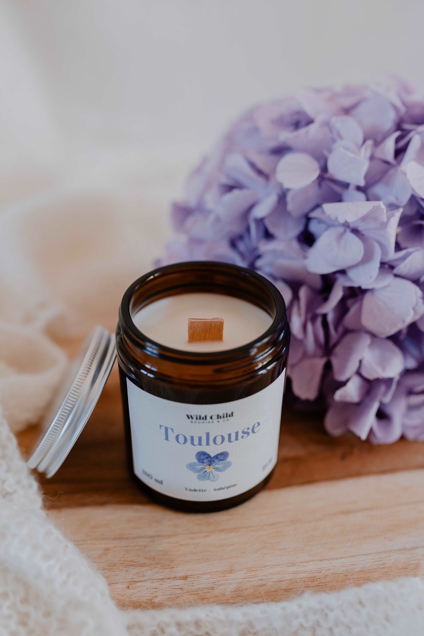 Toulouse - Bougie cire de soja et parfum sans CMR
