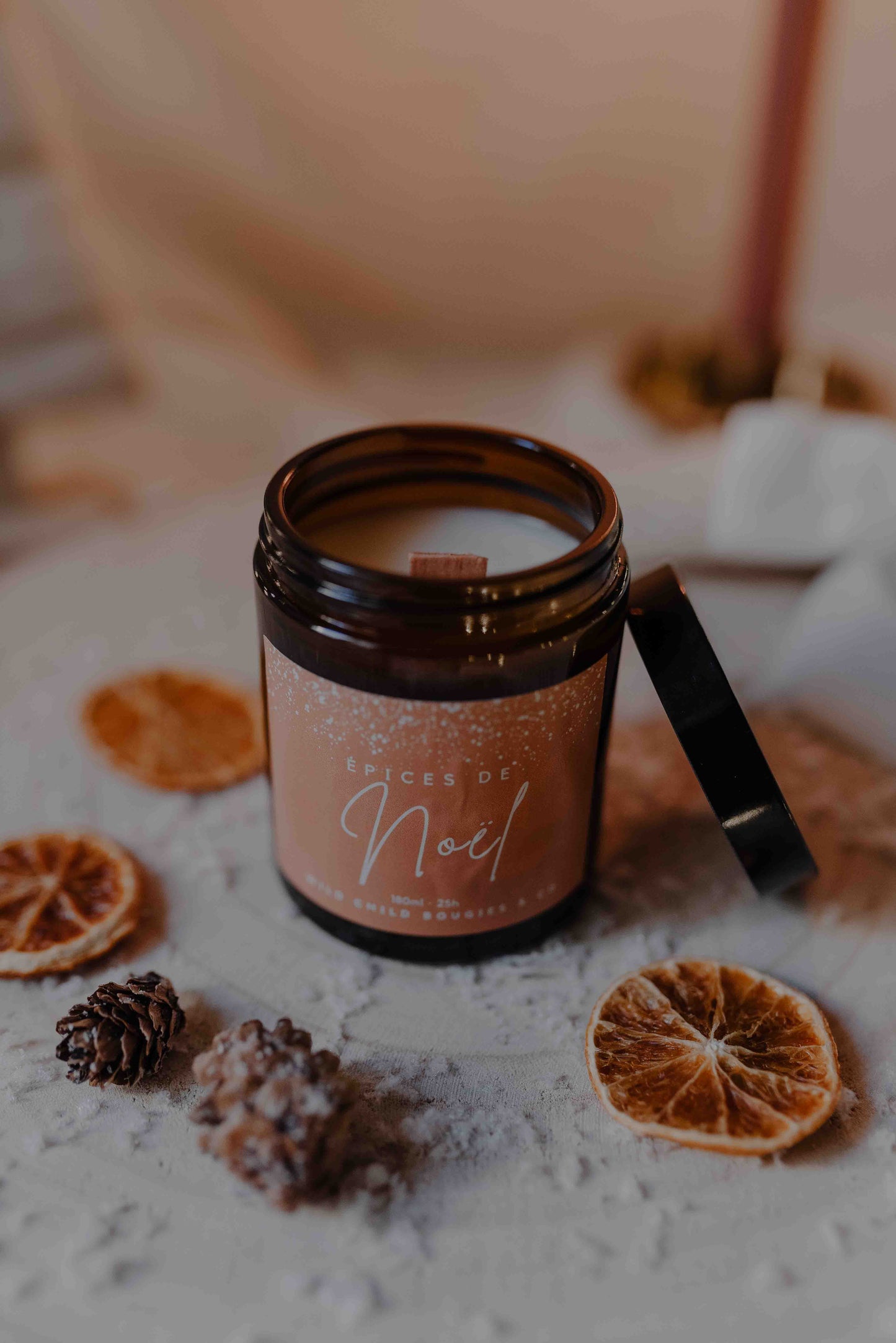Epices de Noël - Bougie cire de soja et parfum sans CMR