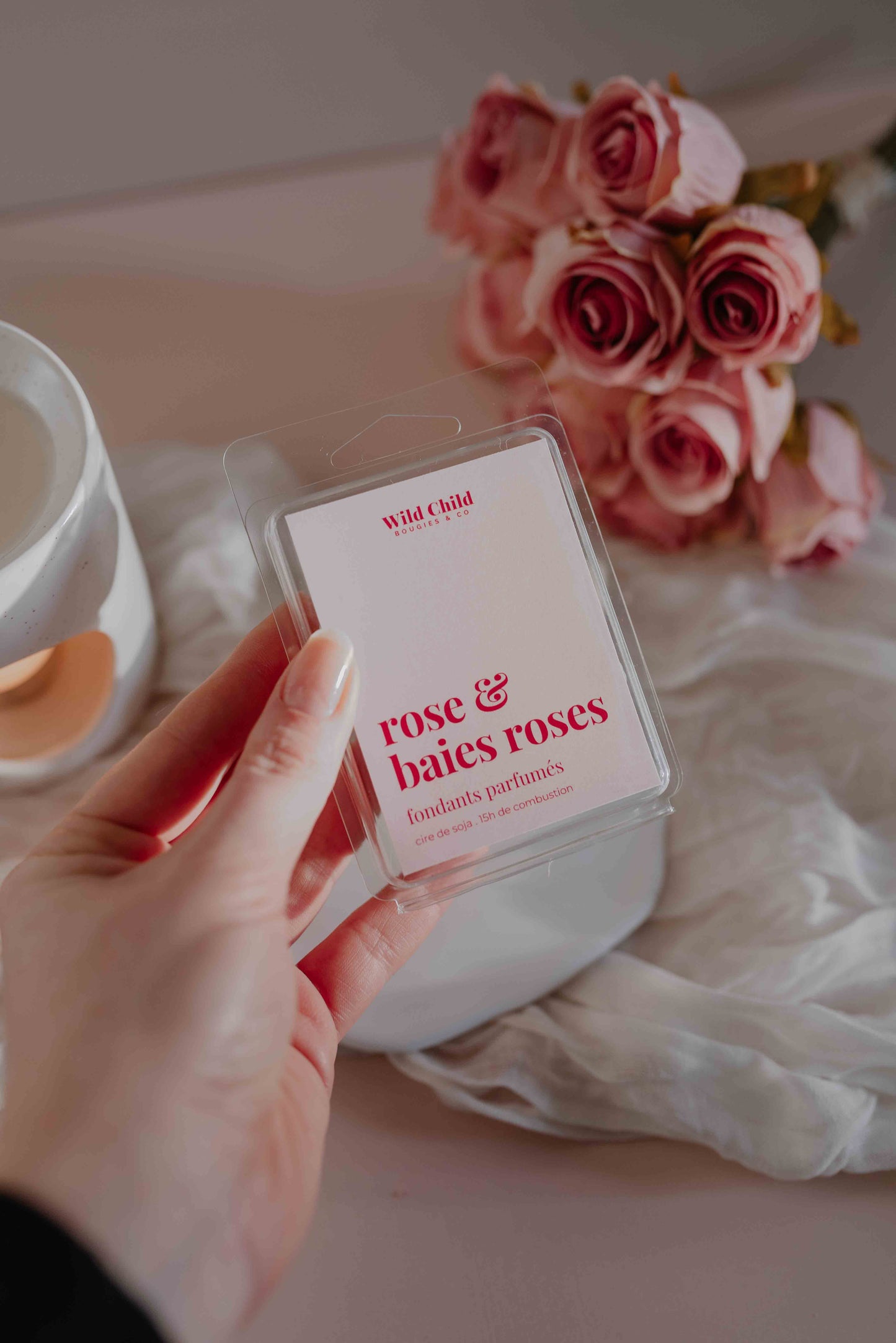 Rose & Baies roses - Fondants parfumés 15h