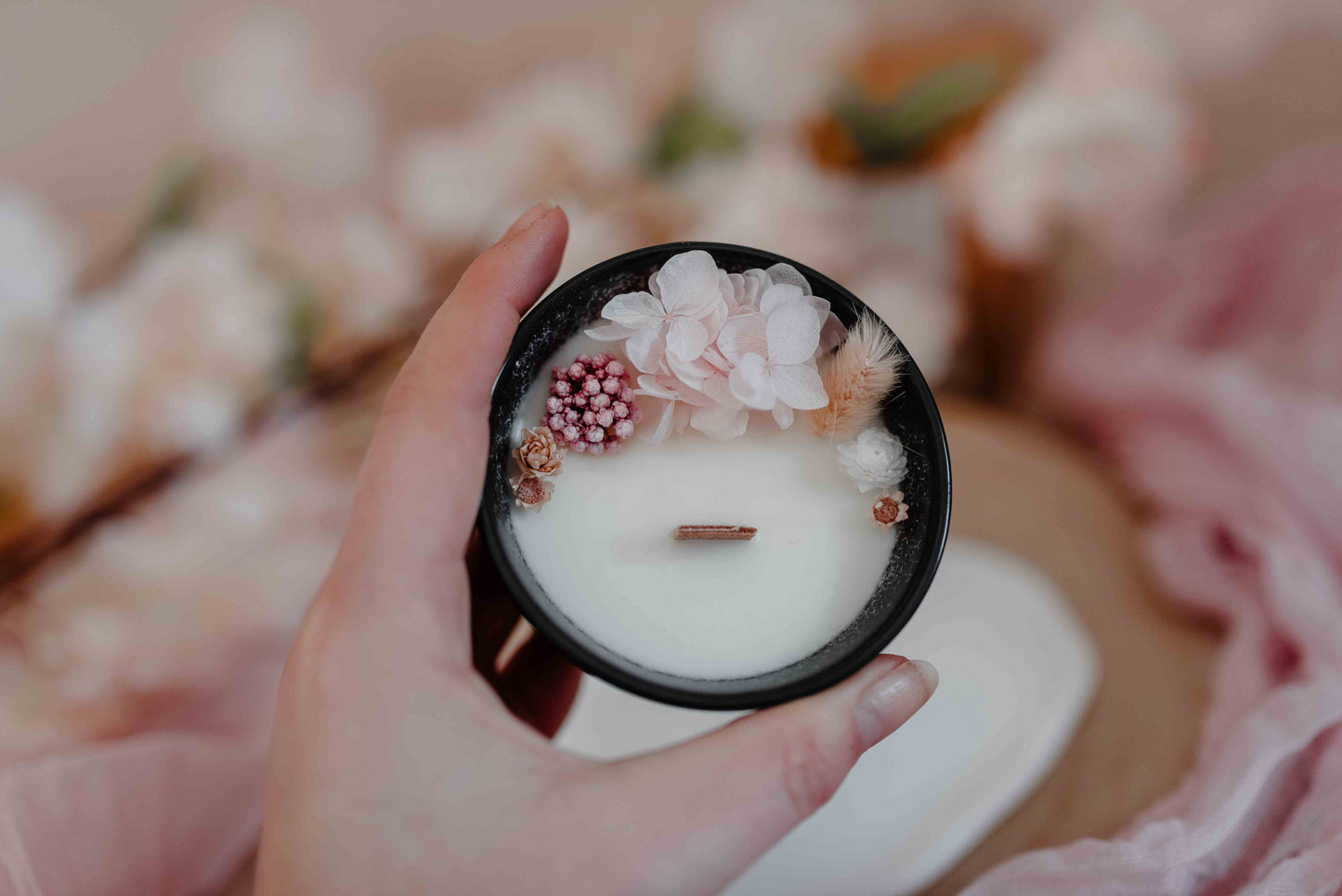 Fleur de Cerisier - Mini bougie fleurie 15h