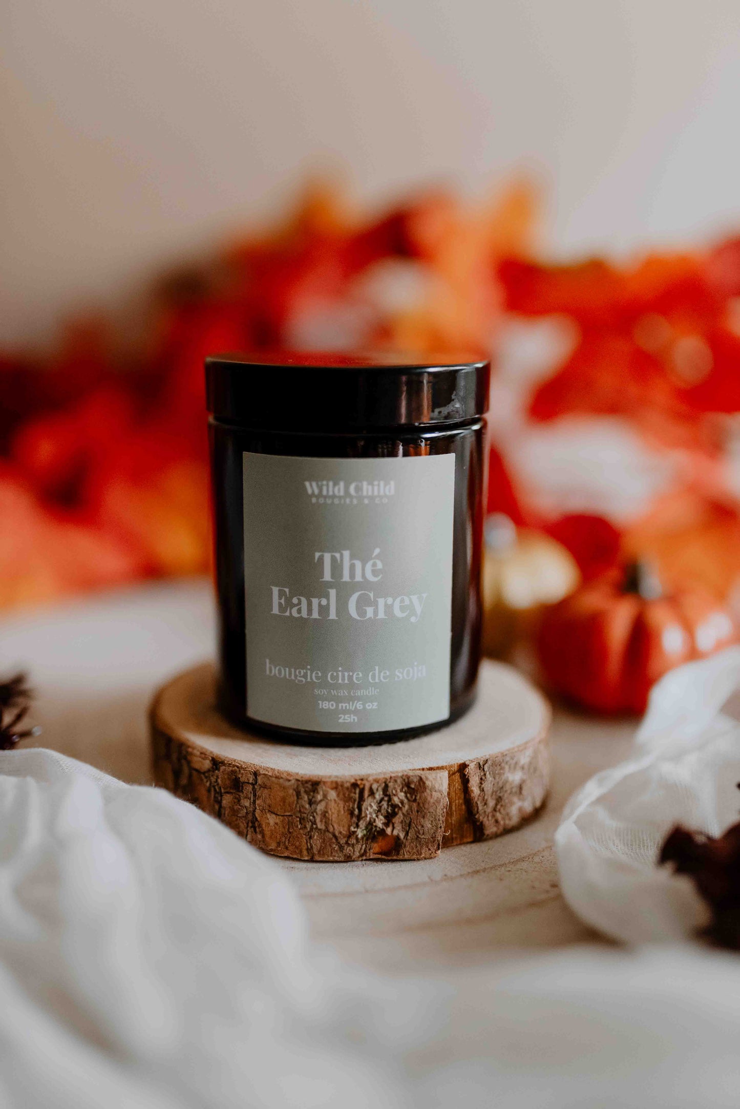 "Thé Earl Grey" - Bougie naturelle parfumée - 25h