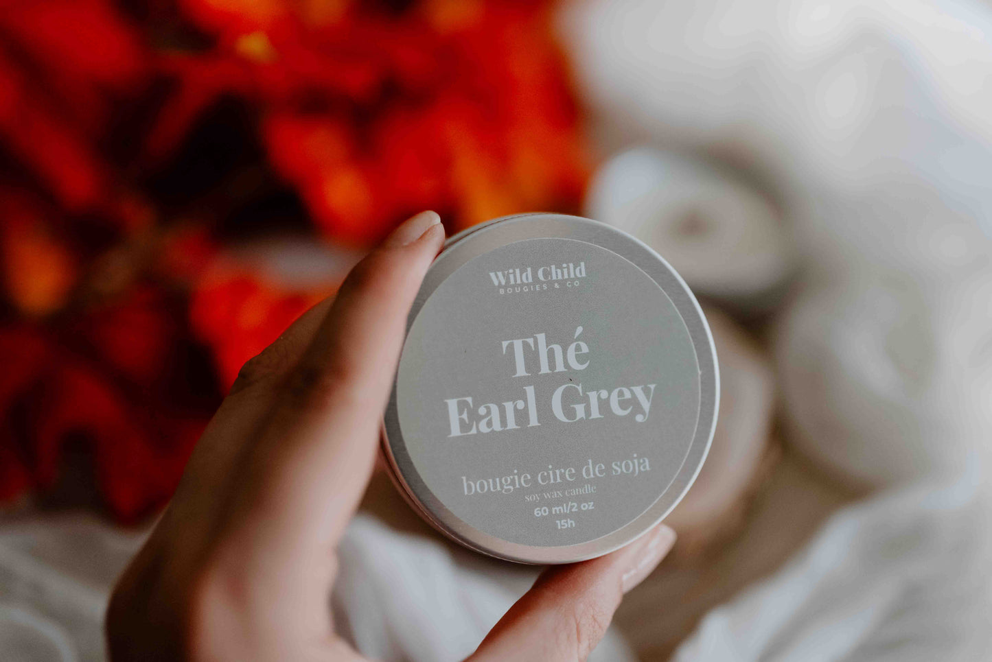 "Thé Earl Grey" - Bougie naturelle parfumée - 15h